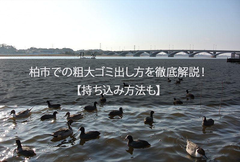 柏市での粗大ゴミの出し方と持ち込み方法！業者回収との比較も