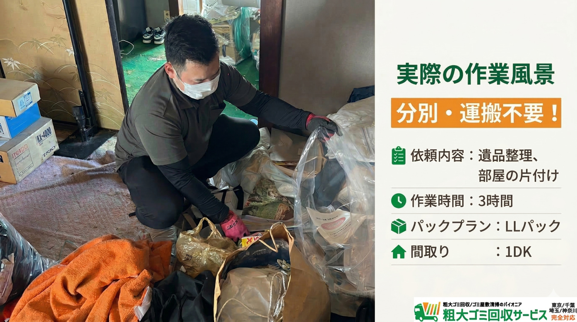 実際の作業風景